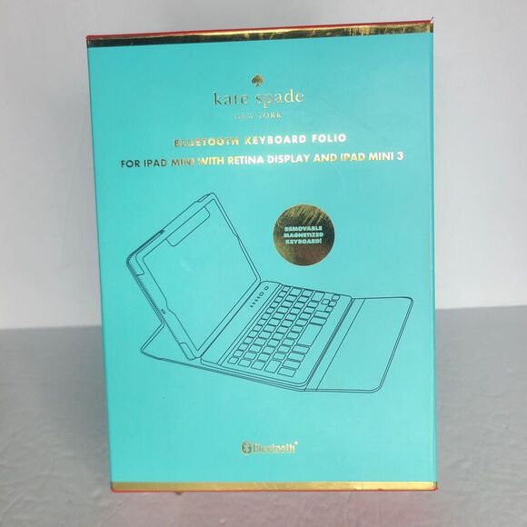 Kate Spade‎ New York Bluetooth Keyboard Case iPad Mini 3 - Picture 1 of 6